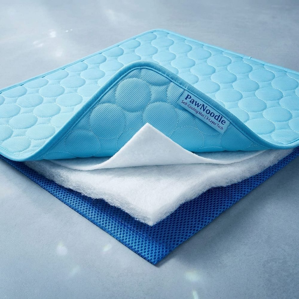 The PawNoodle self-cooling ice-silk mat, the exact item you receive