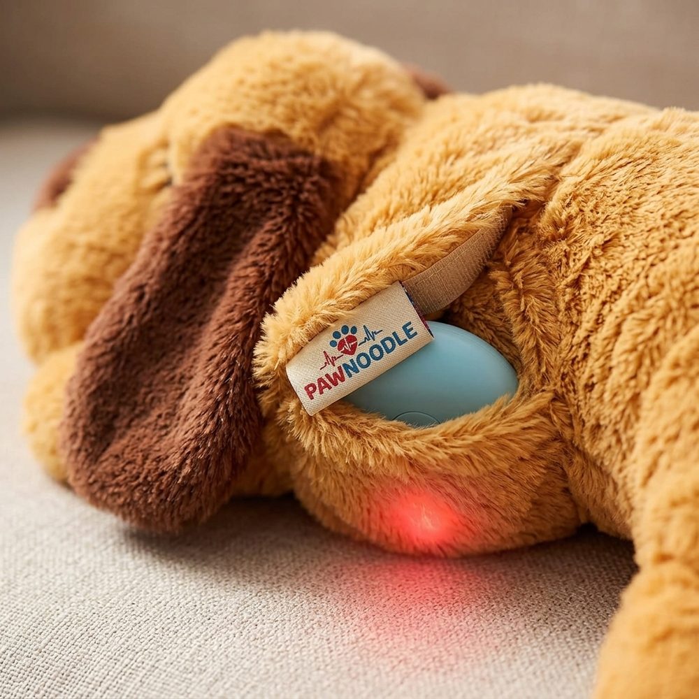 PawNoodle Calming Heartbeat Puppy Toy